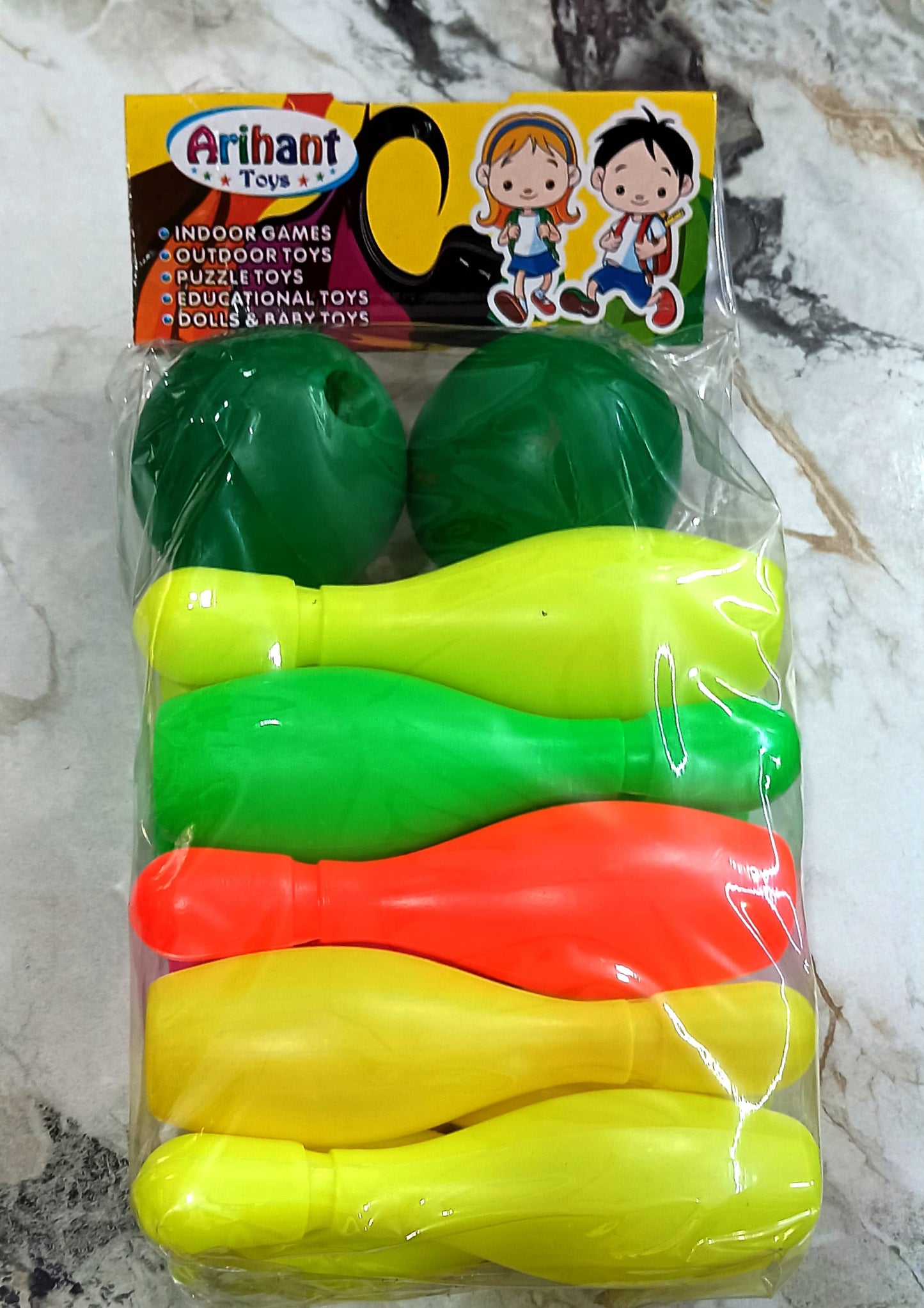 Bowling Pins And Ball 44377929