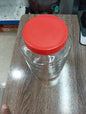 Glass Jar big red lid 92102729